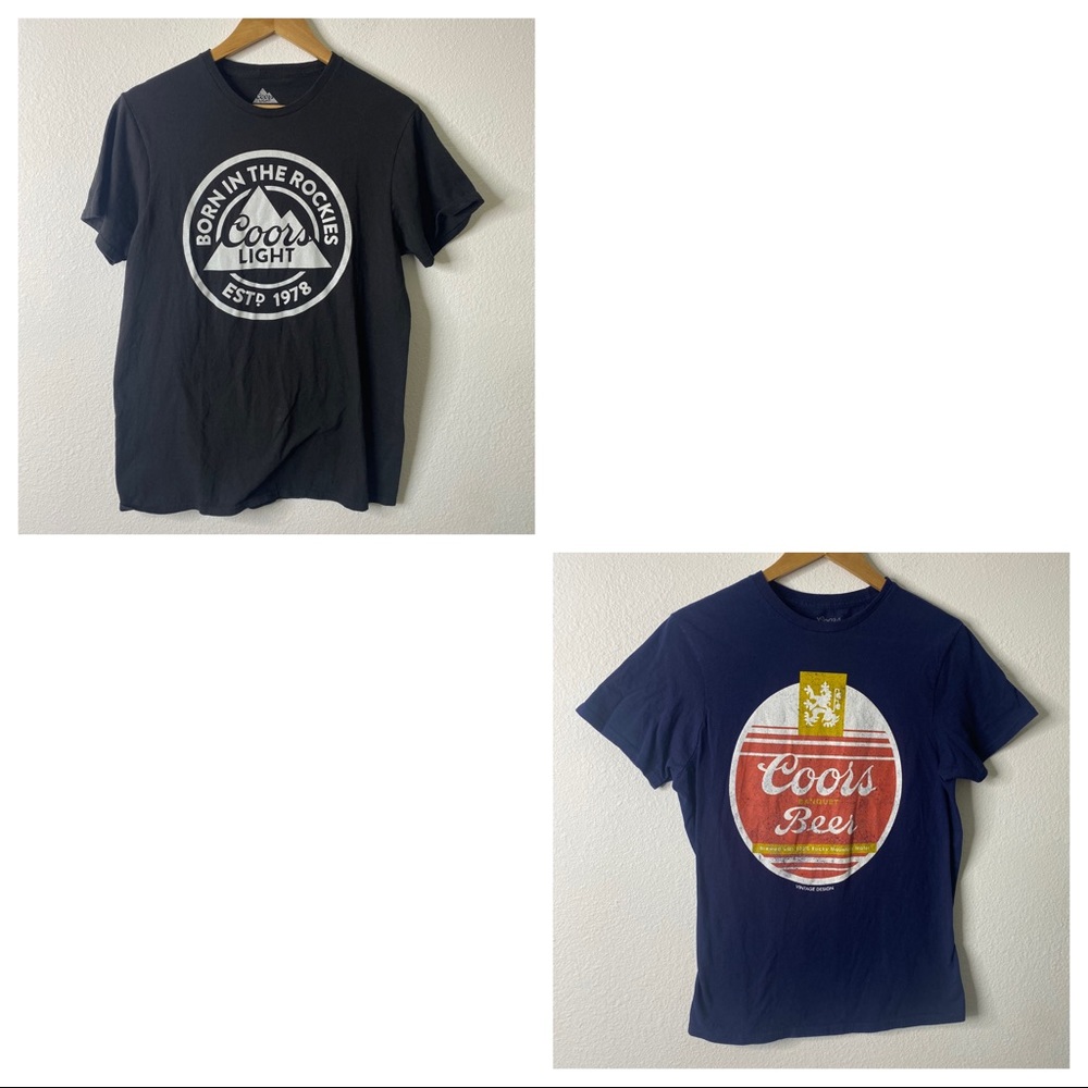 Coors light and coors banquet t-shirt